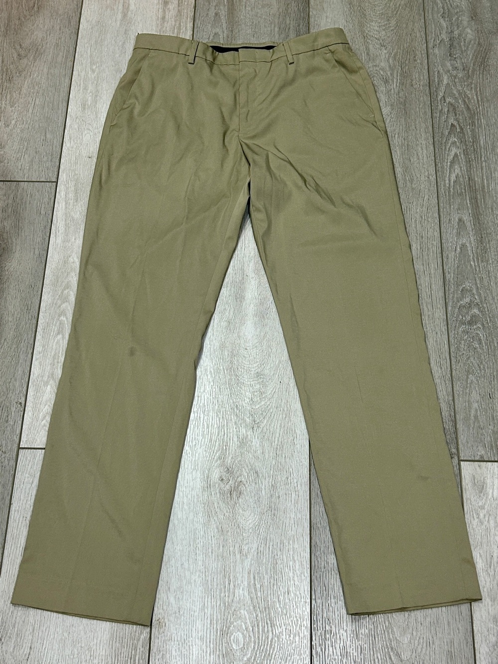 Perry Ellis Men's Olive-Tan Chino Pants
